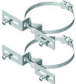 Sistema di fissaggio 160x25 mm interassi di fissag