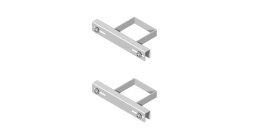 Coppia staffe frontali l 300 mm - interasse di fis