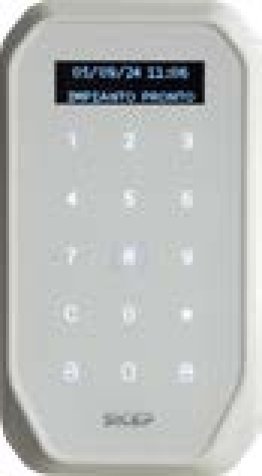 Tastiera capacitiva filare con display da esterno