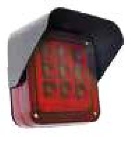 Traffic 1 red semaforo monolente orientabile