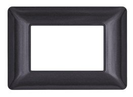Placca tecnopol. t3 m8003-10 3p nero bistrÒ