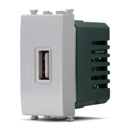 Presa usb (5v=2a 265v) t2 629a alluminio
