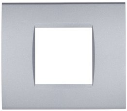 Placca tecnopol. art 8002-08 2p grigio scuro