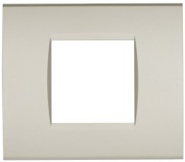 Placca tecnopol. art 8002-11 2p champagne