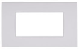 Placca tecnopol. art 8004-01 4p bianco