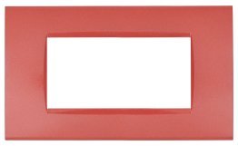 Placca tecnopol. art 8004-15 4p corallo