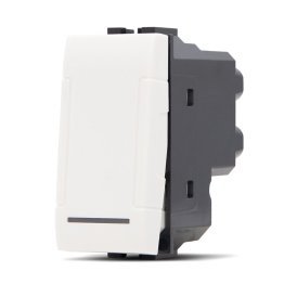 Invertitore unipolare (16a-250v) art 804b bianco -