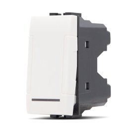 Pulsante unipolare (10a-250v) art 805b bianco -