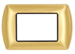 Placca metallo t1 8803-03 3p oro