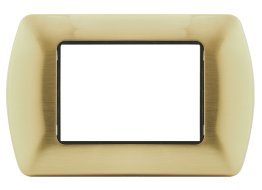 Placca metallo t1 8803-06 3p oro spazz.