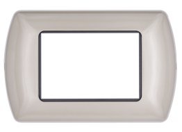 Placca metallo t1 8803-08 3p champagne