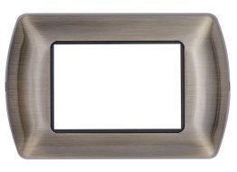 Placca metallo t1 8803-09 3p bronzo