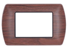 Placca metallo t1 8803-12 3p ciliegio