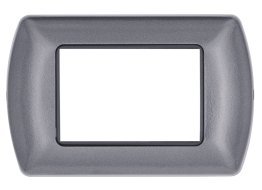 Placca metallo t1 8803-26 3p antracite