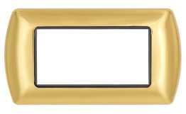 Placca metallo t1 8804-03 4p oro