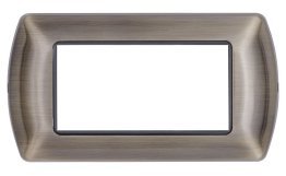 Placca metallo art 8804-09 4p bronzo