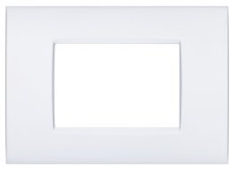 Placca metallo cbm7003-1 vip 3p bianco