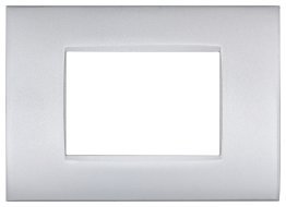 Placca metallo t4 cbm7003-3 3p silver