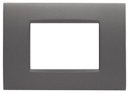 Placca metallo t4 cbm7003-5 3p antracite