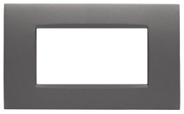 Placca metallo t4 cbm7004-5 4p antracite