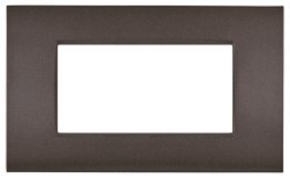 Placca metallo t4 cbm7004-8 4p testa di moro