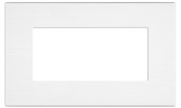 Placca tecnopol. spazz. m5004sl-1 joy 4p bianco