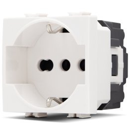 Presa schuko unel (16a-250v) joy 514b bianco