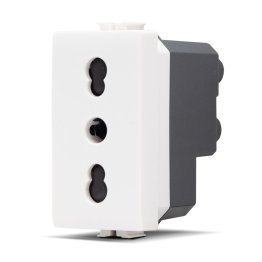 Presa bivalente (16a-250v) joy 518b bianco