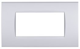 Placca tecnopol. art 8004-09 4p silver