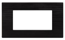 Placca tecnopol. spazz. 8004sl-2 art 4p nero