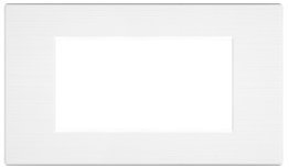 Placca tecnopol. spazz. m6004sl-1 gem 4p bianco