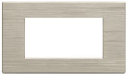 Placca tecnopol. spazz. m6004sl-4 gem 4p sabbia