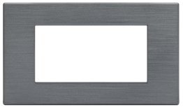 Placca tecnopol. spazz. m6004sl-8 gem 4p grigio