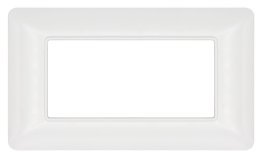 Placca tecnopol. t3 m8004-01 4p bianco