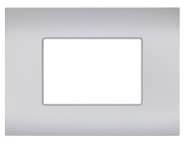 Placca tecnopolimero sun-t5 3p r9003-9 silver