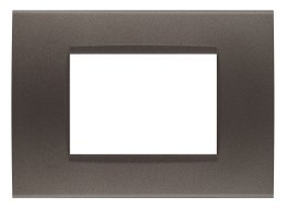 Placca soft-touch art-t1 3p 8003st-4 testa di moro