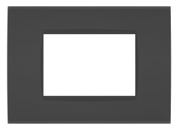 Placca soft-touch art-t1 3p 8003st-6 antracite