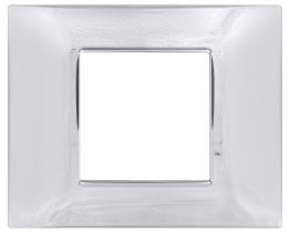 Placca tecnopol. t2 6002-6 2p cromo