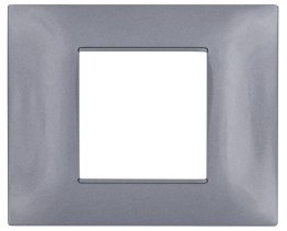 Placca tecnopol. t2 6002-08 2p grigioscuro