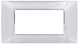 Placca tecnopol. t2 6004-06 4p cromo