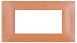 Placca tecnopol. t2 6004-16 4p arancio