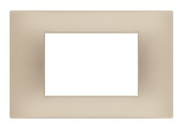 Placca soft-touch gem-t2 3p 6003st-5 champagne