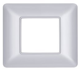Placca tecnopol. t3 5002-05 2p argento