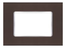 Placca vetro joy 5003bl-6 3p testa di moro