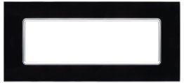 Placca vetro joy 5006bl-2 6p nero