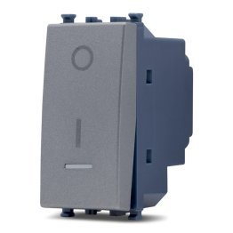 Interruttore bipolare spia sun-t5 962g grigio