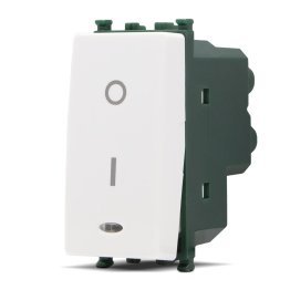 Interruttore bipolare spia (16a-250v) t2 662b bian