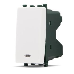 Pulsante spia (10a-250v) gem 665b bianco