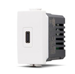 Presa usb c t3-joy bianca