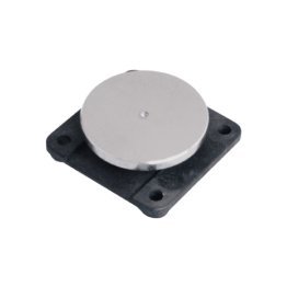 Controplacca senza snodo 60mm ner